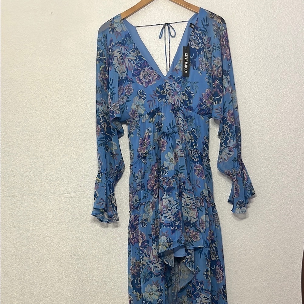 STEVE MADDEN Floral Blue Maxi Dress - Picture 2 of 9